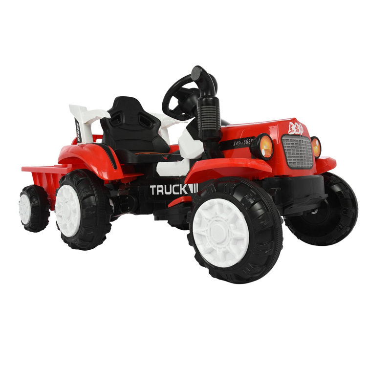 WCCTNYDY INC 12 Volt 1 Seater Tractor And Construction Vehicle